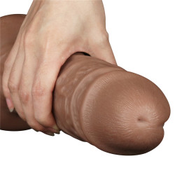 LoveToy Gode vibrant Chubby Dildo 23 x 6.5 cm Marron